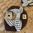 Petalure Studio | Artisan Vintage Bow Tie Bib - Dapper Storybook Muse