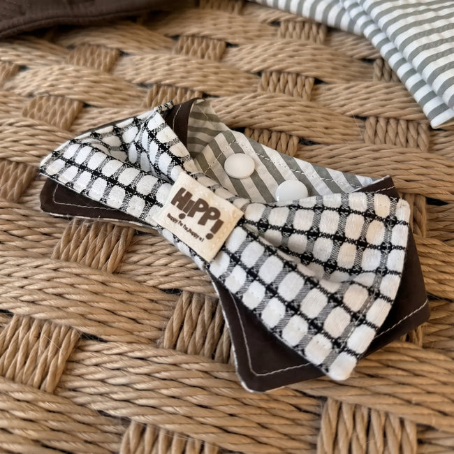 Petalure Studio | Artisan Vintage Checkered Bib - Dog Costume & Photography Prop