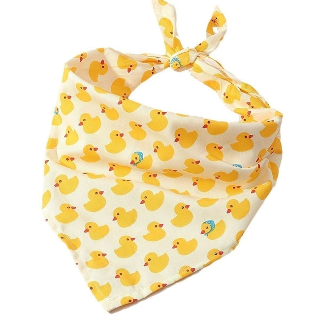 Petalure Studio | Whimsical Duckling Reverie Bandana - Sun-Drenched Playfulness