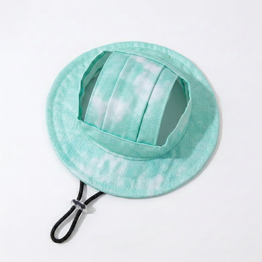 Petalure Studio | Artisan Tie-Dye Sun Bucket Hat - Whimsical Summer Muse