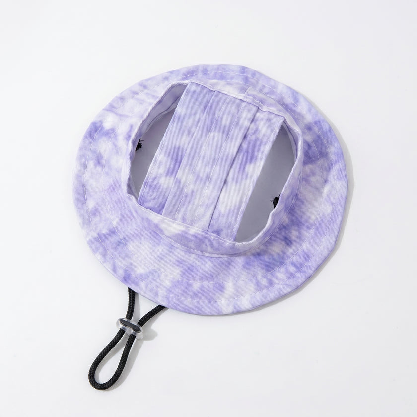 Petalure Studio | Artisan Tie-Dye Sun Bucket Hat - Whimsical Summer Muse