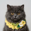 Petalure Studio | Artisan Hand-Knit Sun-Drenched Floral Collar - Whimsical Spring Muse