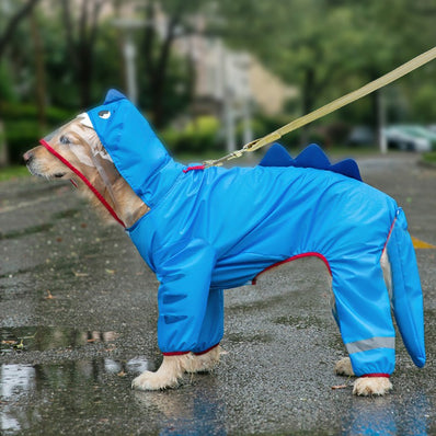Petalure Studio | Artisan Dino Dog Raincoat - The Adventure Muse