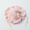 Petalure Studio | Artisan Hand-Knit Whimsical Bonnet - Main Character Energy