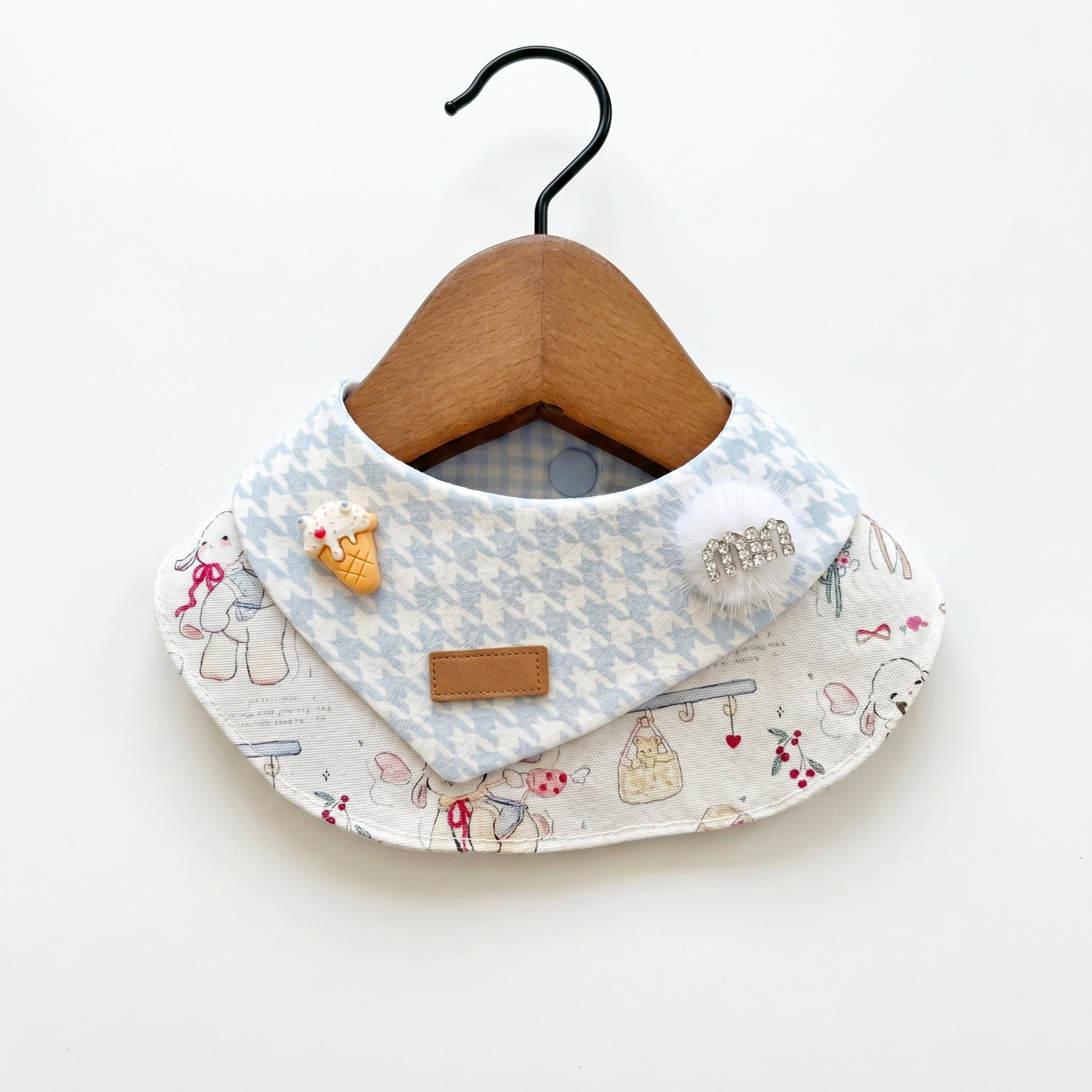 Petalure Studio | Whimsical Artisan Reversible Bib - The Storybook Keepsake