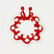 Petalure Studio | Artisan Hand-Knit Floral Ruffle Collar - Whimsical Holiday Keepsake