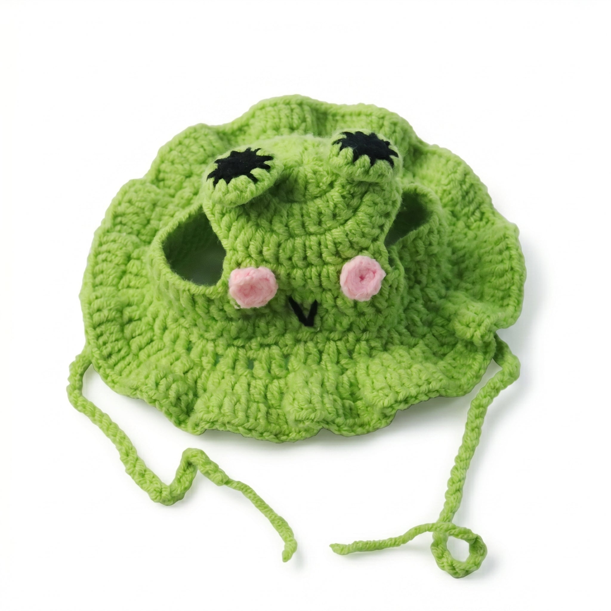 Petalure Studio | Artisan Hand-Knit Whimsical Bonnet - Main Character Energy