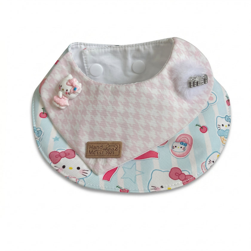 Petalure Studio | Whimsical Artisan Reversible Bib - The Storybook Keepsake