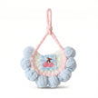 Petalure Studio | Artisan Hand-Knit Puff-Stitch Bib - Whimsical Storybook Charm