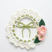 Petalure Studio | Artisan Hand-Knit Sun-Drenched Floral Collar - Whimsical Spring Muse